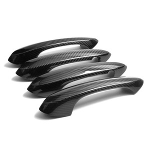 Protezione antigraffio per <span class=keywords><strong>maniglia</strong></span> della portiera dell'auto in fibra di carbonio personalizzata all'ingrosso 4 pezzi - Product Image 1