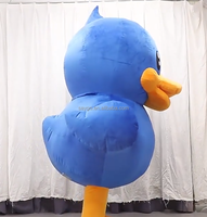 Grand Costume de Mascotte de Canard Gonflable Vêtements pour Adultes Cosplay Marche 2m 2.6m Costumes Anime Gonflables Tenue de Canard Costumes