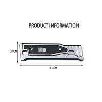 Couteau pliant d'extérieur en alliage d'aluminium Gravity D2, couteau de poche portable haute dureté pour le camping et la pêche en plein air