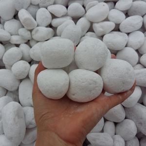 Vietnam Pebble <b>Stone</b> White Color for Landscaping <b>Stone</b> Paving <b>Stone</b> - Product Image 1