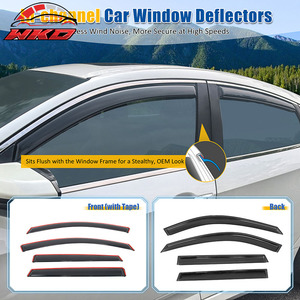 Déflecteurs de vitres latérales en acrylique pour Kia Telluride 20-25, 4 pièces - Product Image 2