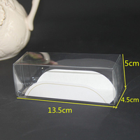 Boîte à gâteaux transparente IMEE 1 4 5 7 pièces pour sucettes glacées, desserts, éclairs, pâtisseries, avec couvercle et insert transparents