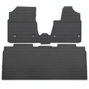 Tapis de sol 2 pièces en latex souple à motif nid d'abeille OLIVER pour Toyota Voxy/<span class=keywords><strong>Noa</strong></span> série 90 4ème génération ZWR90W/ZWR95W - Product Image 1