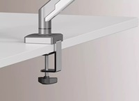Support de moniteur double réglable de 32 pouces Écrans en alliage d'aluminium rotatifs à 360 ° pour la maison ou le bureau