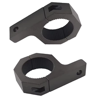 2pcs Universal 15-30mm Clamp Bracket Bull Bar Mount Fog Driving Light Spotlight 12V Auto Crash Bar Guard Car Motorcycle