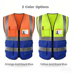 เสื้อกั๊กนิรภัยเด็กแบบสะท้อนแสง พกพาสะดวก สวมใส่ง่าย  โลโก้สั่งทำได้ ระบายอากาศได้ดี ผลิตจากโพลีเอสเตอร์ สะท้อนแสง  โลโก้ปรับแต่งได้ - Product Image 5