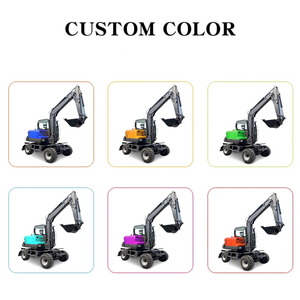 Nouvelle pelle sur pneus de 6 tonnes avec moteur Yanmar, machine de construction, pelle sur roues à vendre, bras long - Product Image 4