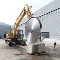YS-05SS Satisfaction élevée Fiabilité Faible coût Facile à installer Carrières Scie à roche de carrière pour accessoires de pelle