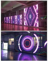 Écran LED flexible en maille pleine couleur P3.91-p7.814k, film transparent, hologramme 3D, vitrine de magasin, publicité intérieure/extérieure