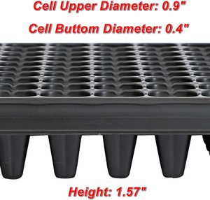 200 di động, 10 cái/gói dày bền căn hộ Rau hạt giống trái cây hạt giống nhựa cắm nông dân Vườn Ươm khay rễ Tuyên Truyền - Product Image 4