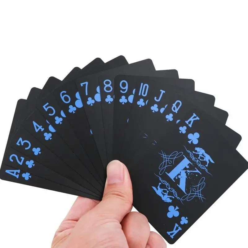 Custom Playing Card Gold Plastic Printing Cards High Quality Pvc Game Poker Cards From China Factory