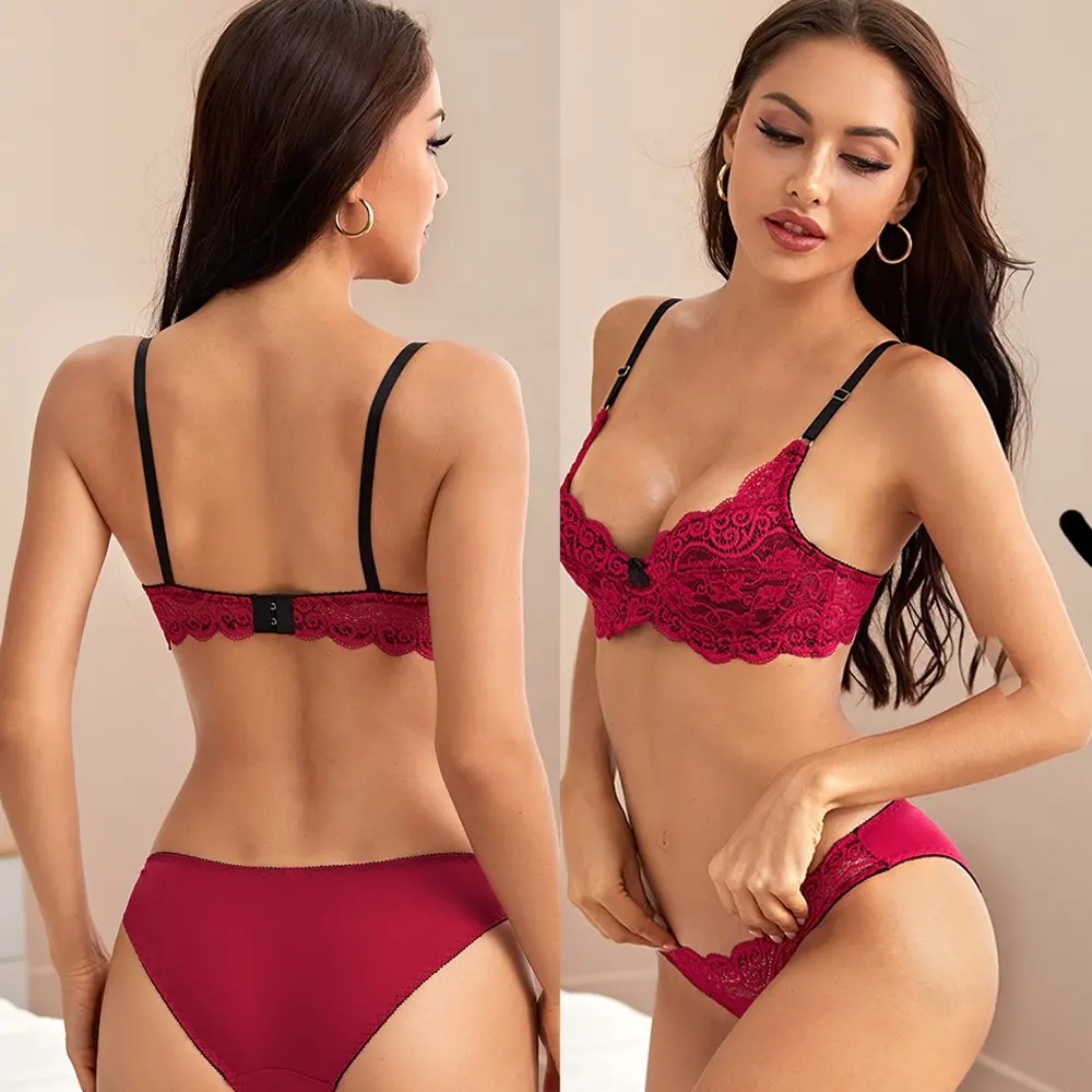 A3177 #7 vente en gros femmes culottes et soutiens-gorge modèle sous-vêtements pantys designer sexy dentelle lingerie soutien-gorge ensembles pour femmes