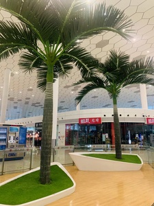 Tùy Chỉnh Lớn Vua Cọ Hồ Bơi Ngoài Trời Trong Nhà Trang Trí Nội Thất Giả Nhân Tạo Hoàng Gia <span class=keywords><strong>Coco</strong></span> Cây Cọ - Product Image 4