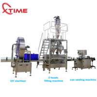 Machine de fermeture de boîtes en PET entièrement automatique de 200ml 350ml Machine de mise en conserve de papier Sardine Thon Fer blanc Boîtes Machine à sceller