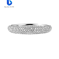 Anillo de Diamante Cultivado en Laboratorio con Certificación IGL DEF VVS, Joyería Fina, Oro Rosa Sólido de 18K, Anillos de Compromiso y Boda, Anillo de Diamante de Lujo para Mujer