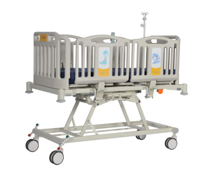Cuna de bebé Hochey, cama de hospital pediátrica manual de lujo con 2 bielas para Centro Hospitalario infantil y Cinlic - Product Image 2