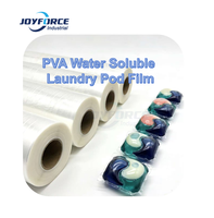 Film soluble dans l'eau en PVA transparent Joyforce pour les capsules de lessive, scellage robuste, respectueux de l'environnement, fabrication OEM ODM disponible