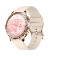 Reloj Inteligente 2024, Reloj Inteligente AMOLED V65 Resistente al Agua IP67, Compatible con Llamadas Telefónicas, Pantalla Personalizable, 1.32 Pulgadas, Reloj Inteligente para Mujer