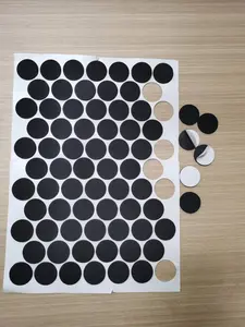 2mm Thick Black Pre Cut Customized Shapes Single Sided Adhesive Mounting Sheets Eva Foam Tape