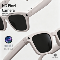 Kacamata Pintar AI ODM yang Dapat Disesuaikan, Kamera 8MP 1200P, Baterai 220mAh, Rekam 40 Menit, Speaker Ganda 1W, Terjemahan Real-Time 5.3