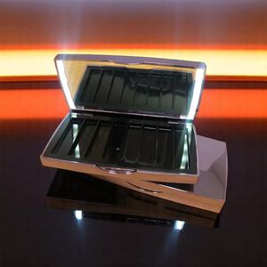 Palette de fards à paupières cosmétiques OEM avec lumière LED, matériau plastique - Product Image 4