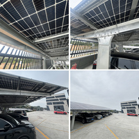 Structure de stationnement solaire photovoltaïque étanche, système d'installation de carport photovoltaïque, carport solaire, structure solaire