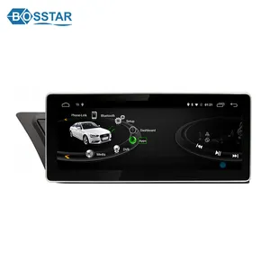 Audio Mobil Android 10.25 Inci IPS, Sistem Radio Auto Stereo GPS 4G LTE Stereo GPS untuk Audi A5 2009-2016 Video Mobil