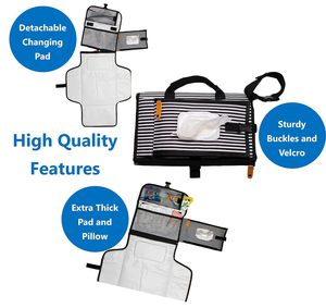 BSCI personnalisé Portable nouvelle maman ou papa <span class=keywords><strong>sac</strong></span> de voyage <span class=keywords><strong>Parents</strong></span> embrayage tapis de couche fille garçon infantile bébé couche matelas à <span class=keywords><strong>langer</strong></span> - Product Image 3