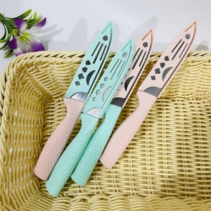 New Nordic-style fruit knife, mesh stainless steel fruit peeler, kitchen and household knife set with plastic handle. - Product Image 3