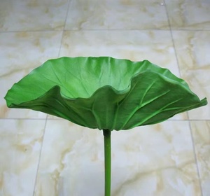 Flores artificiales de loto para jardín, estanque de peces, <span class=keywords><strong>piscina</strong></span>, decoración de boda - Product Image 2
