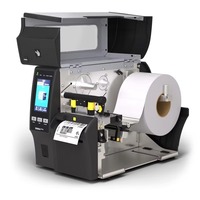 Imprimante d'étiquettes thermiques industrielle robuste ZT41146-T410000Z, compatible avec les supports autocollants, film transparent et papier
