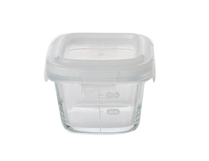 Recipiente de Vidrio de Borosilicato para Alimentos para Bebés, Mini Recipiente Resistente al Calor de 400°C, Hermético, Capacidad de 200 ml, Almacenamiento Multifuncional - Product Image 4