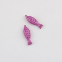 Pendentifs Breloques en Alliage de Zinc Électroplaqué Coloré en Forme de Petit Poisson pour Bijoux DIY : Bracelets, Colliers, Boucles d'Oreilles