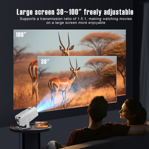 Lumens Screen Mirroring Home Theater <b>Projector</b> 2.69" LCD Full HD Movie <b>Projector</b> with Motorized Focus - Product Image 3