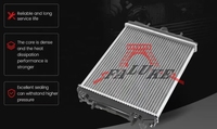Nouveau radiateur de bus MITSUBISHI OEM ME407885 radiateur de refroidissement par eau amélioré avec tuyauterie de Type pour bus FUSO
