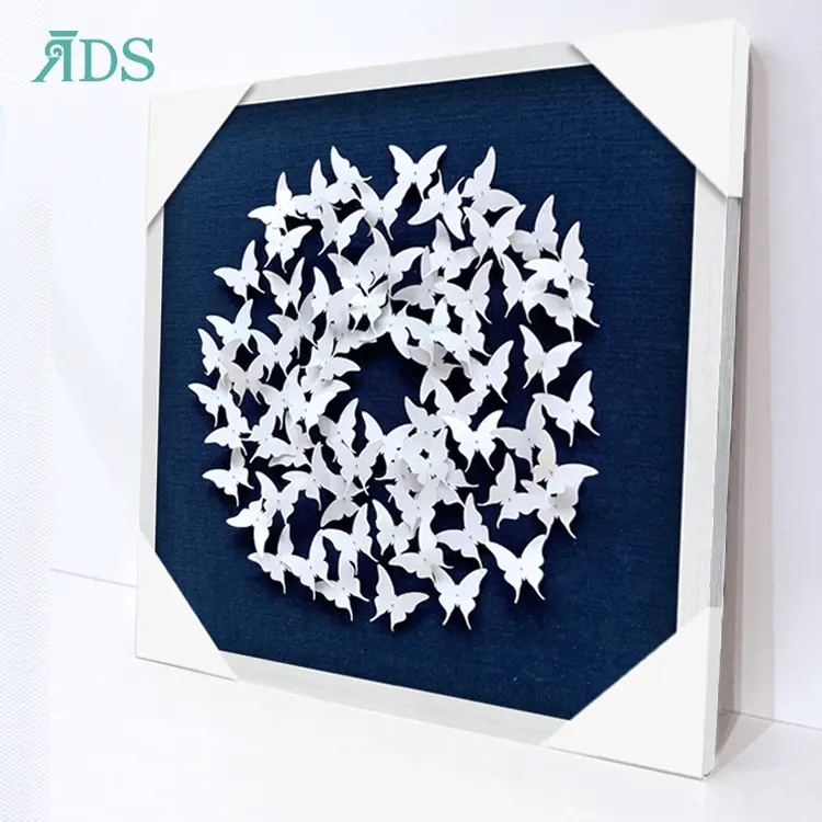 New arrival home decoration 3d art paper butterfly wall decor