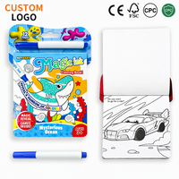 Service d'impression de livres de coloriage personnalisés OEM, livre de coloriage à l'encre magique pour enfants avec stylo, fabricant de livres d'activités personnalisés