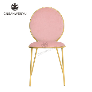 Chaise <span class=keywords><strong>en</strong></span> acier inoxydable doré pour événements et mariages |   Chaises de banquet empilables de luxe <span class=keywords><strong>en</strong></span> métal Sillas De Boda - Product Image 3