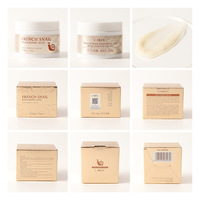 Crème hydratante à la bave d'escargot en marque blanche OEM ODM, crème pour le visage anti-rides, hydratante, éclaircissante, collagène, crème à la mucine d'escargot