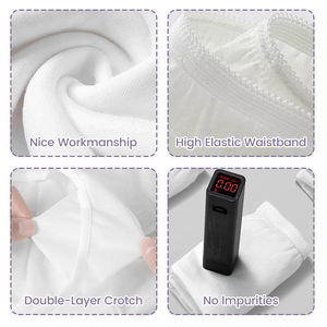 Kadınlar İçin Tek Kullanımlık İç Çamaşırı ve <span class=keywords><strong>Spa</strong></span> İçin Dokunmamış Kumaş veya %100 Pamuk Seyahat Otel Hastane Kullanımı OEM Özel Logolu Külotlar - Product Image 2