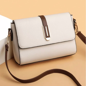 2024 PU Style nouveau sac à bandoulière pour femmes d'âge moyen à la mode grande capacité belle-mère sac de messager - Product Image 4