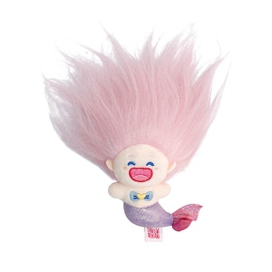Peluche douce et confortable - Sirène en peluche - Jouet en peluche pour bébé - Compagnon de sommeil - 9 cm - 12 couleurs assorties Mignonnes sirènes en peluche à poils longs - Product Image 3