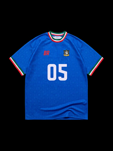 Maillot de football brésilien pour homme, coupe classique, avec logo personnalisé, 100 % polyester, impression par sublimation, écologique, séchage rapide, couleur unie - Product Image 4