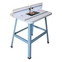 Table de fraisage de table pour le travail du bois avec guide réglable et support