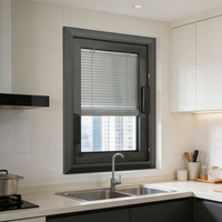 Volets Intégrés en Aluminium avec Verre Anti-Espion, Écologiques, Garantie 5 Ans, Design Horizontal Moderne pour Cuisine et Usage Commercial