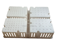 Cage de transport pour poussins, cage à poulets/cage de transport pour volailles, boîte à pigeons à 4 trous