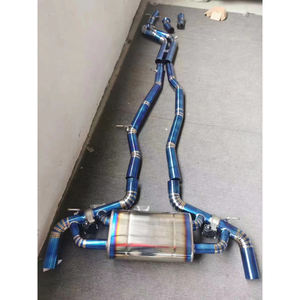 Tubería de silenciador de escape de titanio a precio de fábrica para Toyota Supra 3,0 T A90 año 2019 para presentar con válvulas - Product Image 4