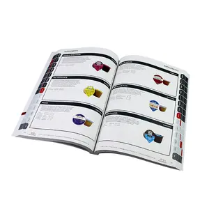 カスタムオフセット印刷完璧な製本雑誌会社パンフレットソフトカバー子供出版物本印刷サービス