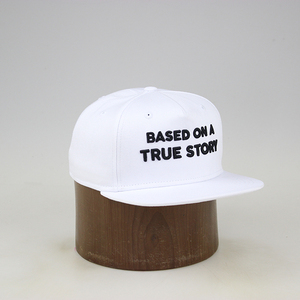 High Quality 5 Panel Custom Letter Embroidery <strong>Flat</strong> Brim Corduroy Cartoon Pattern Outdoor Snapback <strong>Cap</strong> <strong>White</strong> - Product Image 6