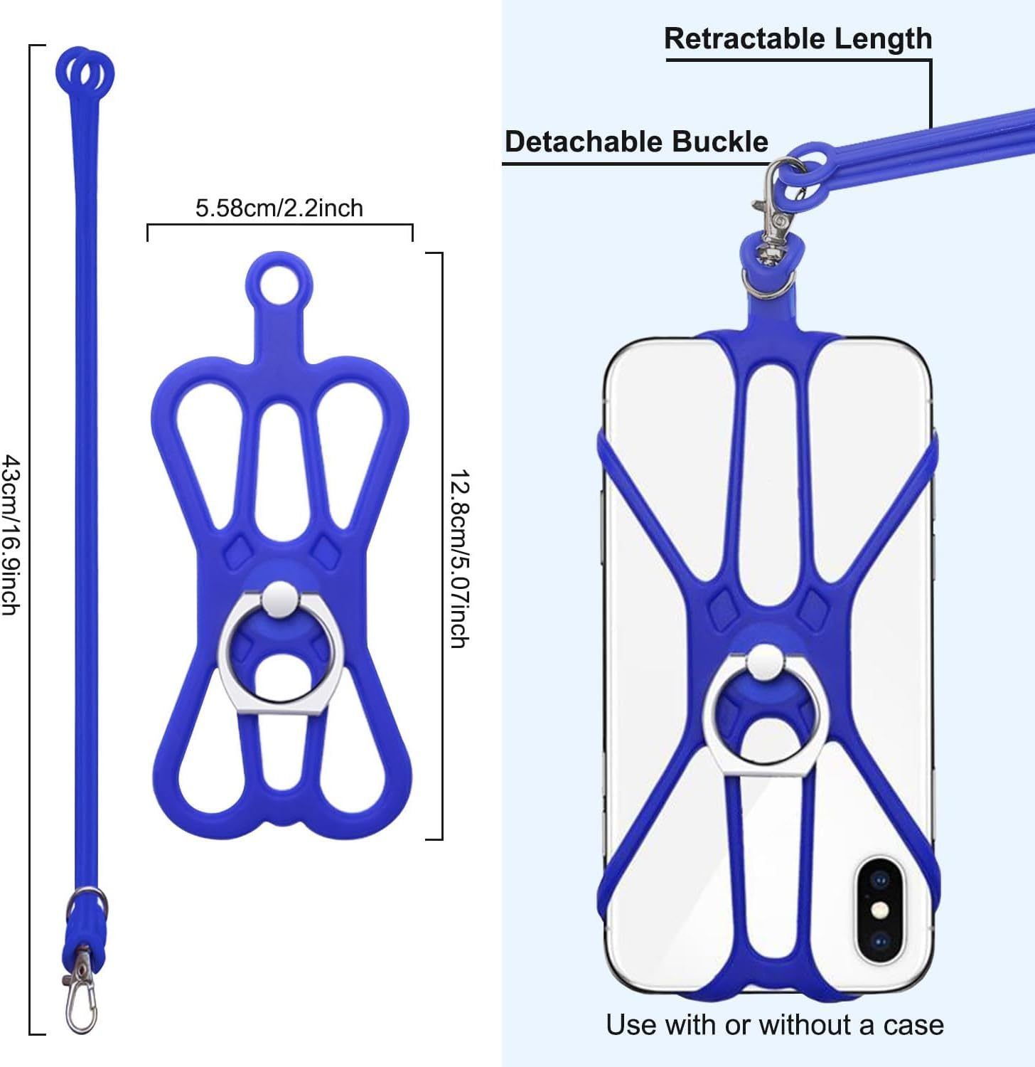 Wholesale Custom Anti-slip Silicone Bamboo Pattern Lanyard Sling Water Bottle Handle for Bar Accessory Drinkware Accessories Image 3